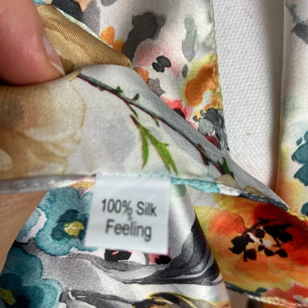 NWOT Floral Large Scarf 28
